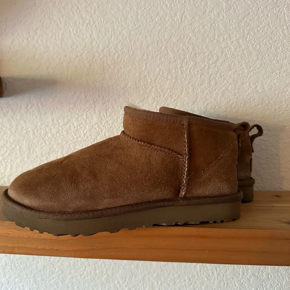 UGG Classic Ultra Mini Color Chestnut Size 7 - Picture 4 of 13
